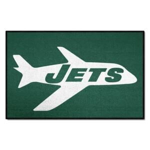 New York Jets Mat Retro Rugs 19" x 30" NFL 1970's New Carpet Rectangle